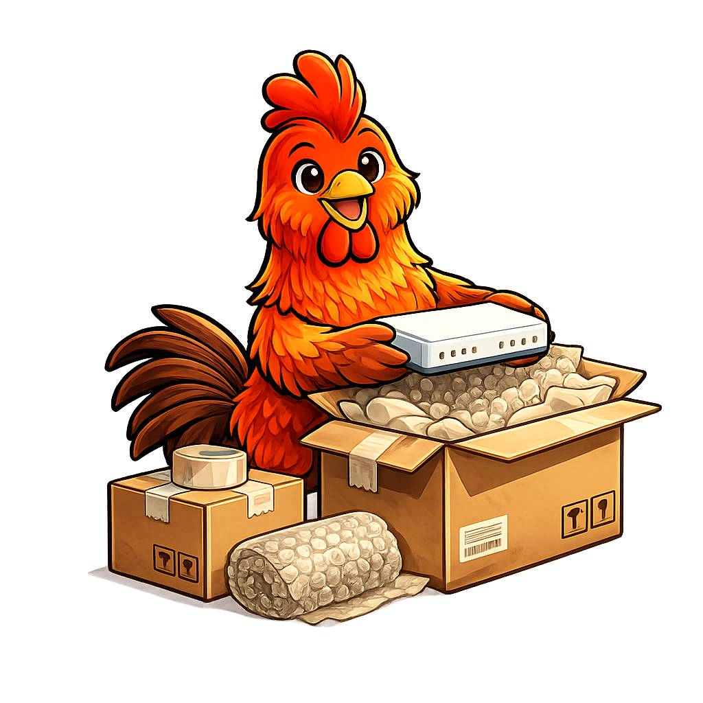 Recibes el router preconfigurado en casa