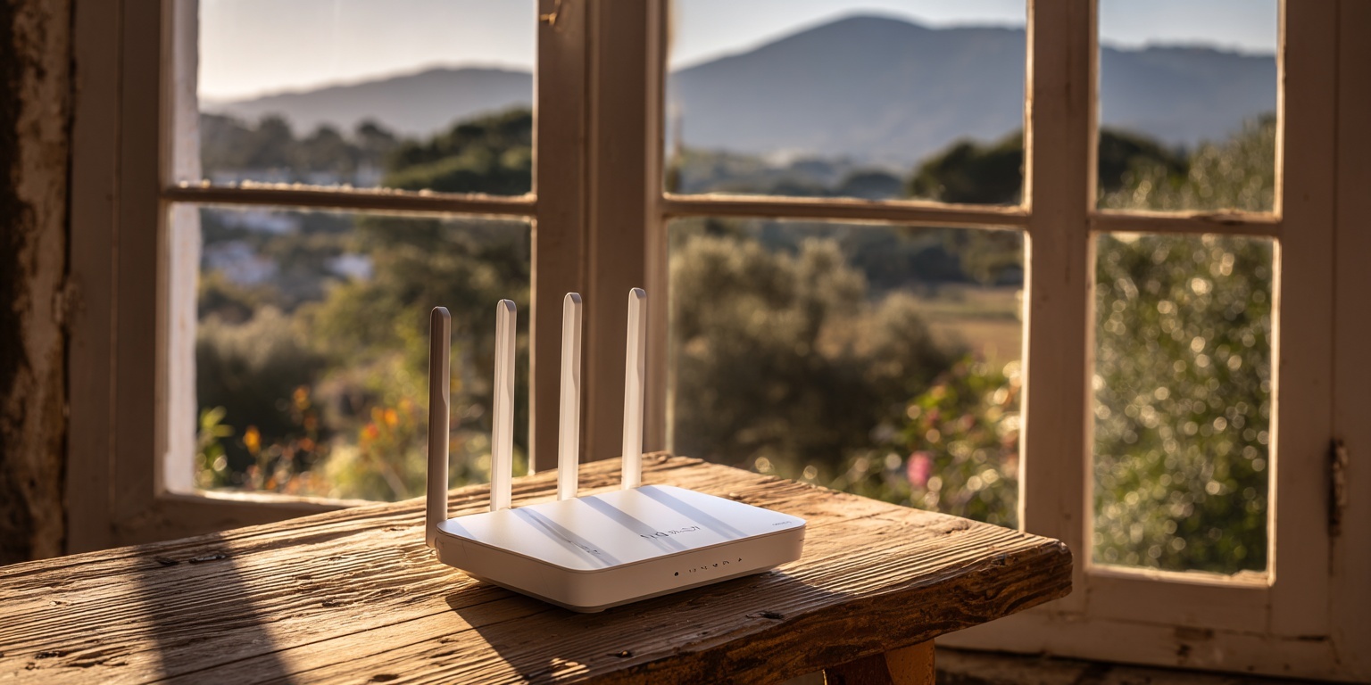 Router profesional Cat 6 de Red Huevo